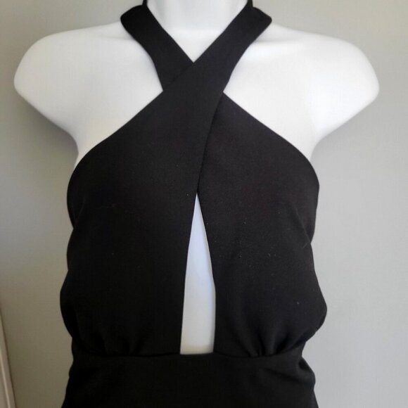Speechless Womens Juniors Cut Out Above Knee Halter Dress -L - Picture 5 of 9